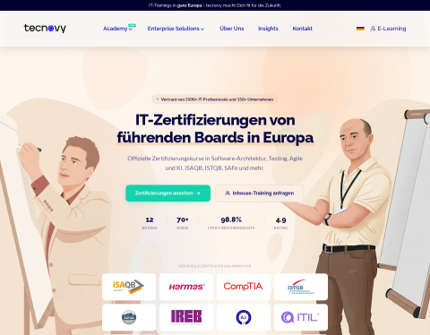 Website-Vorschau von Tectrain
