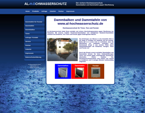 Vorschau von Dammalken für den Hochwasserschutz
