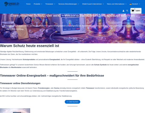 Website-Vorschau von Schutz vor Elektrosmog und Strahlung