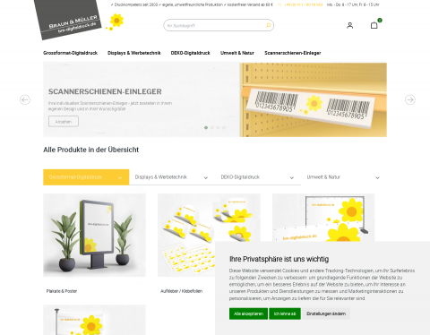 Website-Vorschau von Grossformatdruck