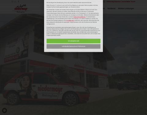 Website-Vorschau von Niedermayr Autoglas GmbH