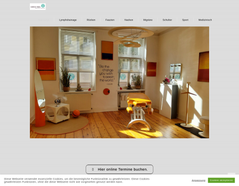 Website-Vorschau von Wuppertal Massage