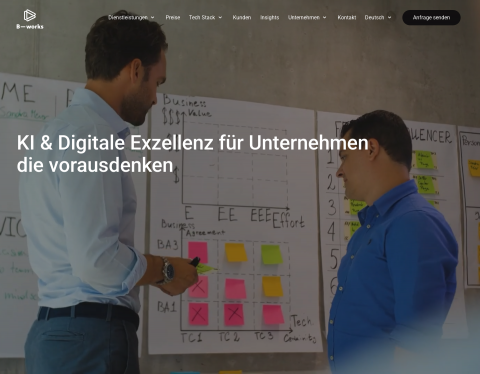 Website-Vorschau von Wir sind B-Works