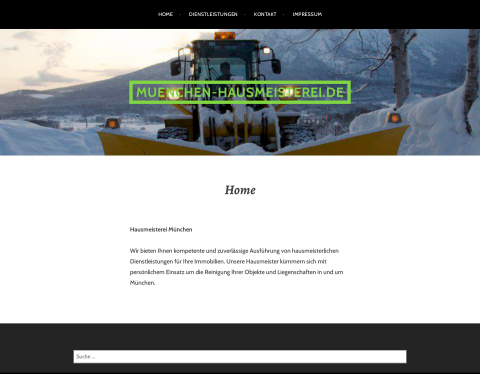 Website-Vorschau von Büroreinigung München