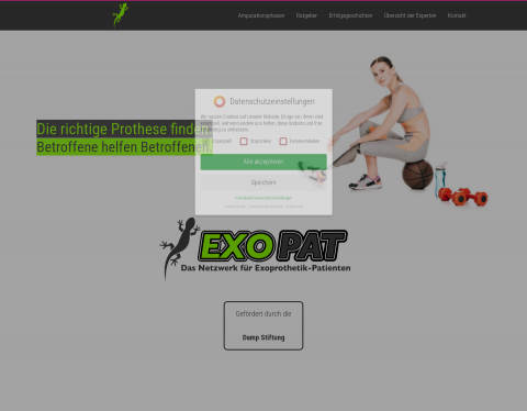 Website-Vorschau von Exopat