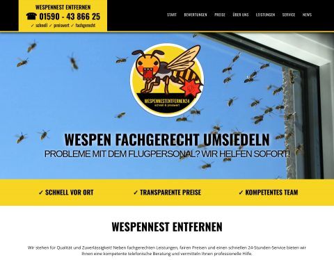 Website-Vorschau von Wespennest entfernen