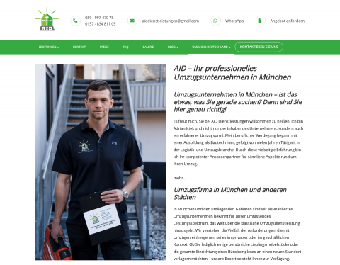 Vorschau von AID Dienstleistungen Umzugsunternehmen