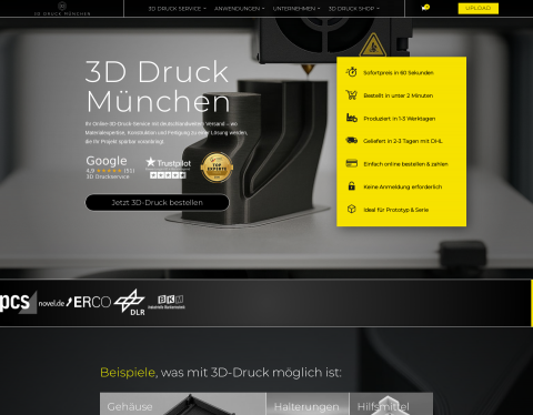 Website-Vorschau von Stefan Klaußner - 3D-Druck & Konstruktion