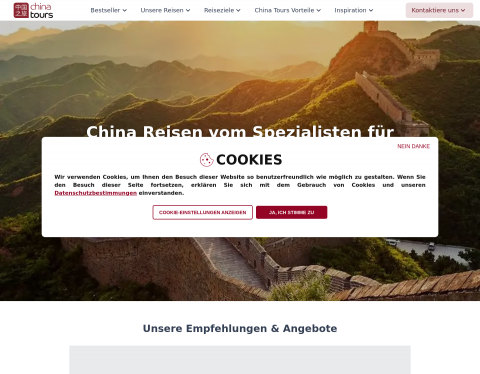 Vorschau von China Tours | Ihr führender Spezialist