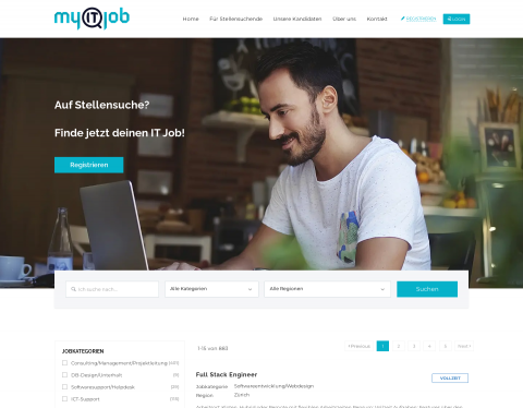 Website-Vorschau von myitjob gmbh