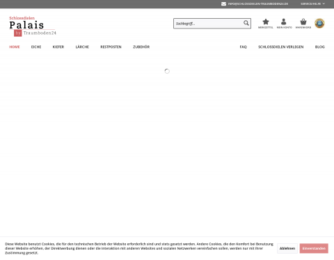 Website-Vorschau von Schlossdielen Palais