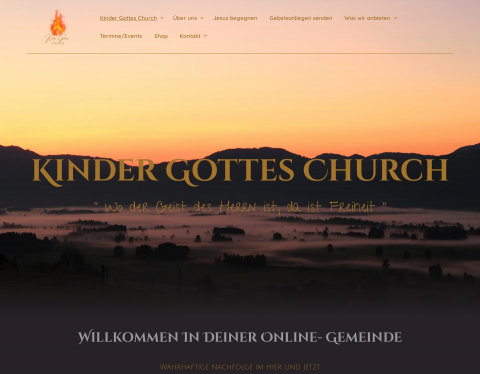 Website-Vorschau von Christliche Gemeinschaft - Das Leben mit Gott