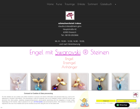 Vorschau von Swarovski ® Elemente und Engel