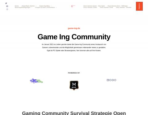 Vorschau von Game-Ing Community - Blog