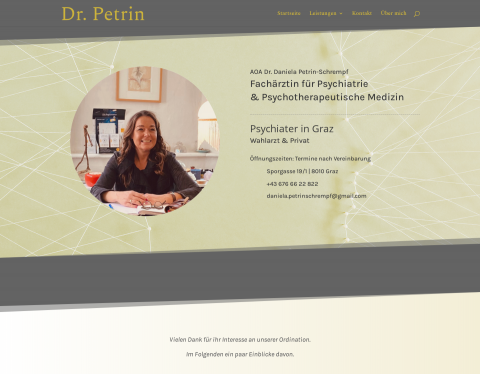 Website-Vorschau von Dr. Daniela Petrin-Schrempf