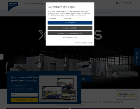 Website-Vorschau von MicroStep Europa GmbH