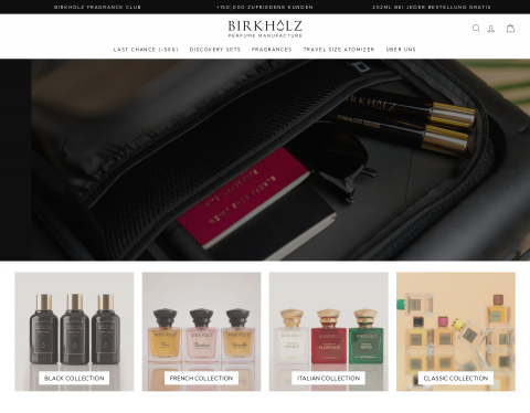 Website-Vorschau von Birkholz International GmbH
