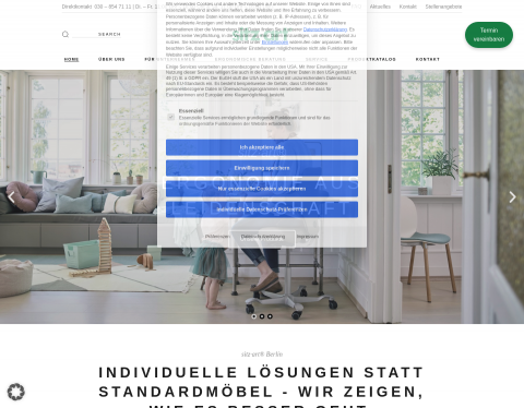 Website-Vorschau von sitz-art® ? Ergonomische Möbel Berlin