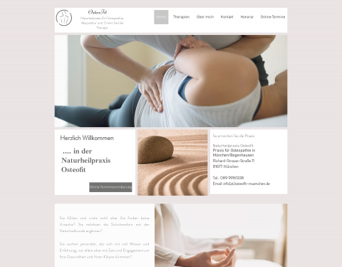 Website-Vorschau von Naturheilpraxis Osteofit