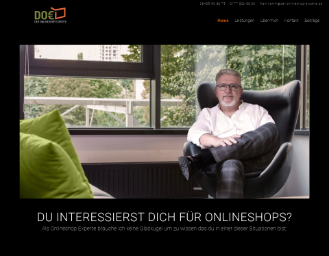 Website-Vorschau von Der Onlineshop Experte