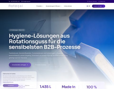 Website-Vorschau von Rotogal GmbH