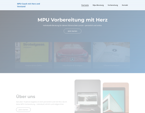 Website-Vorschau von MPU Vorbereitungskurse