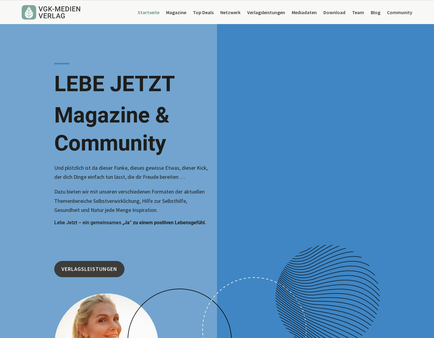 Aktuelle Website-Vorschau von Mein Leben Live