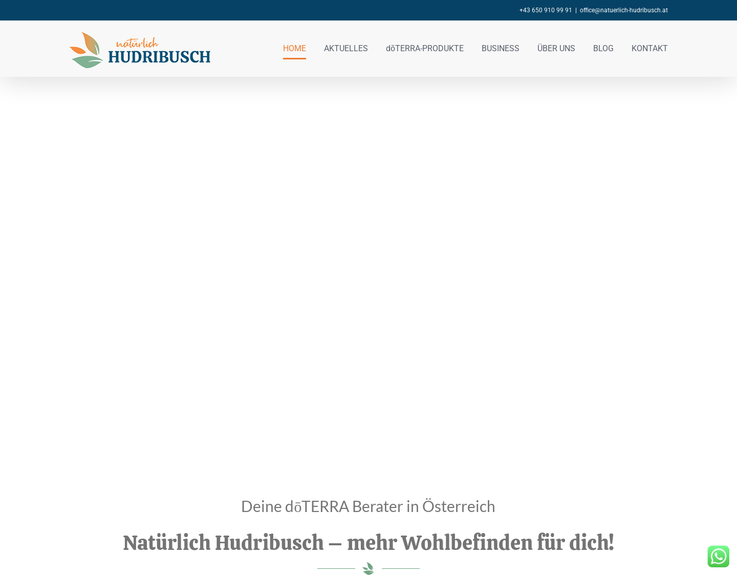 Aktuelle Website-Vorschau von Wohlfühlen mit ätherischen Ölen