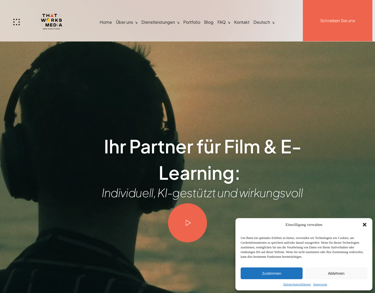 Aktuelle Website-Vorschau von That Works Media - Medienagentur aus Berlin