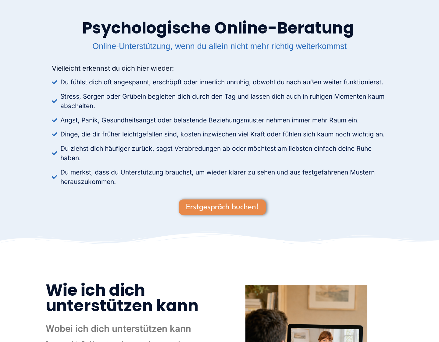 Aktuelle Website-Vorschau von Psychologische Online-Beratung Christina Kolbe