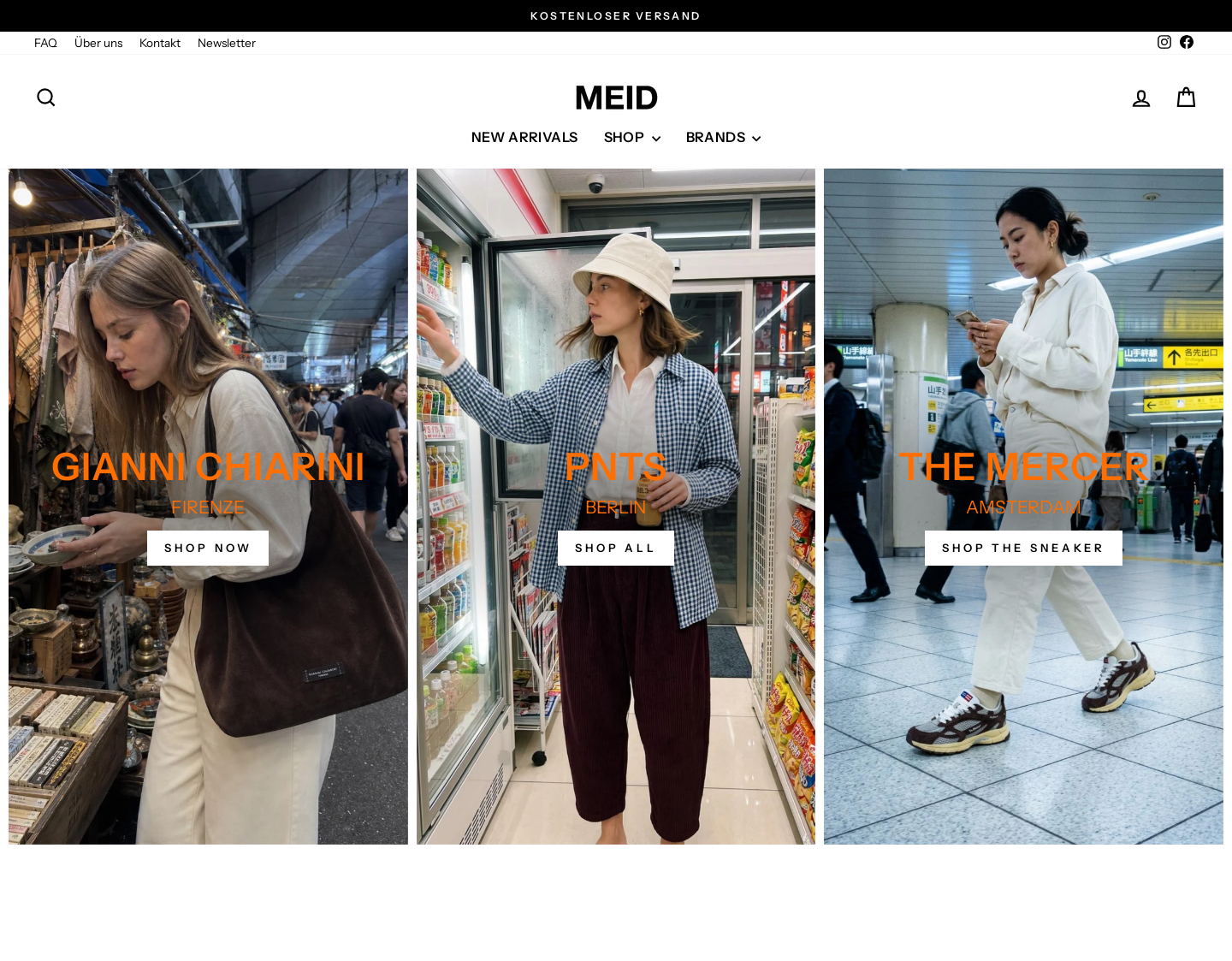 Aktuelle Website-Vorschau von Leder Meid OHG