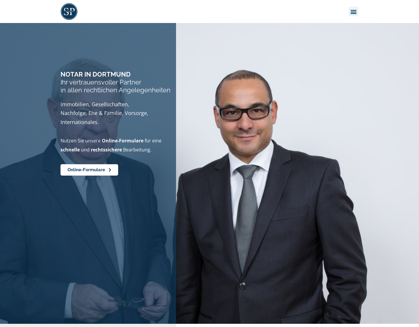 Aktuelle Website-Vorschau von Steller & Partner