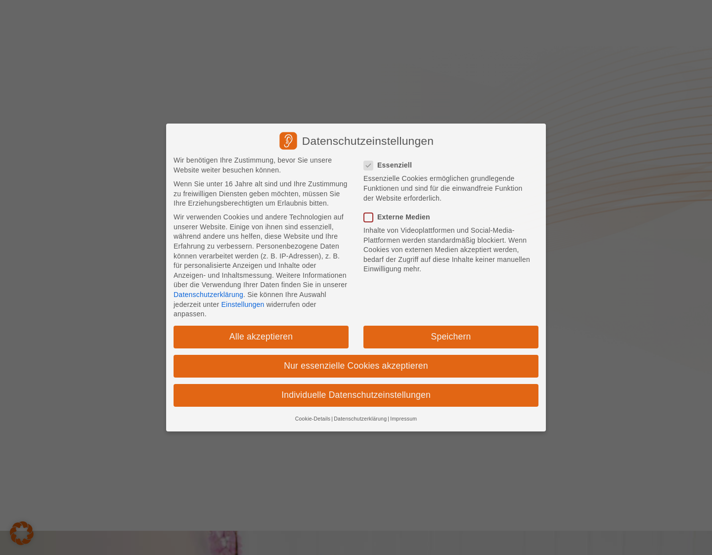 Aktuelle Website-Vorschau von Hörwelt Rur GmbH