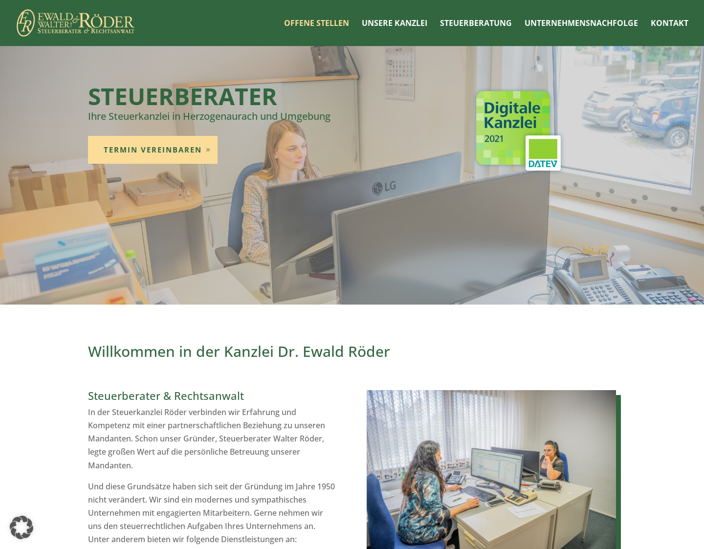 Aktuelle Website-Vorschau von Steuerberaterkammer Nürnberg