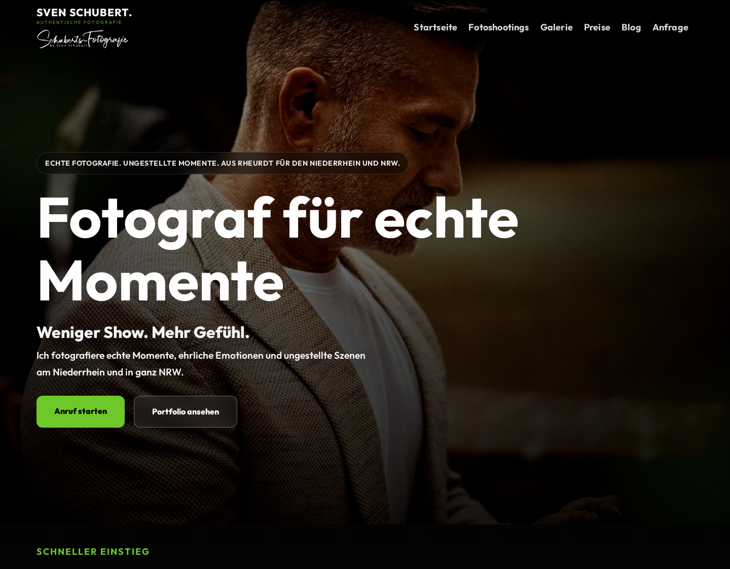 Aktuelle Website-Vorschau von Schuberts-Fotgorafie