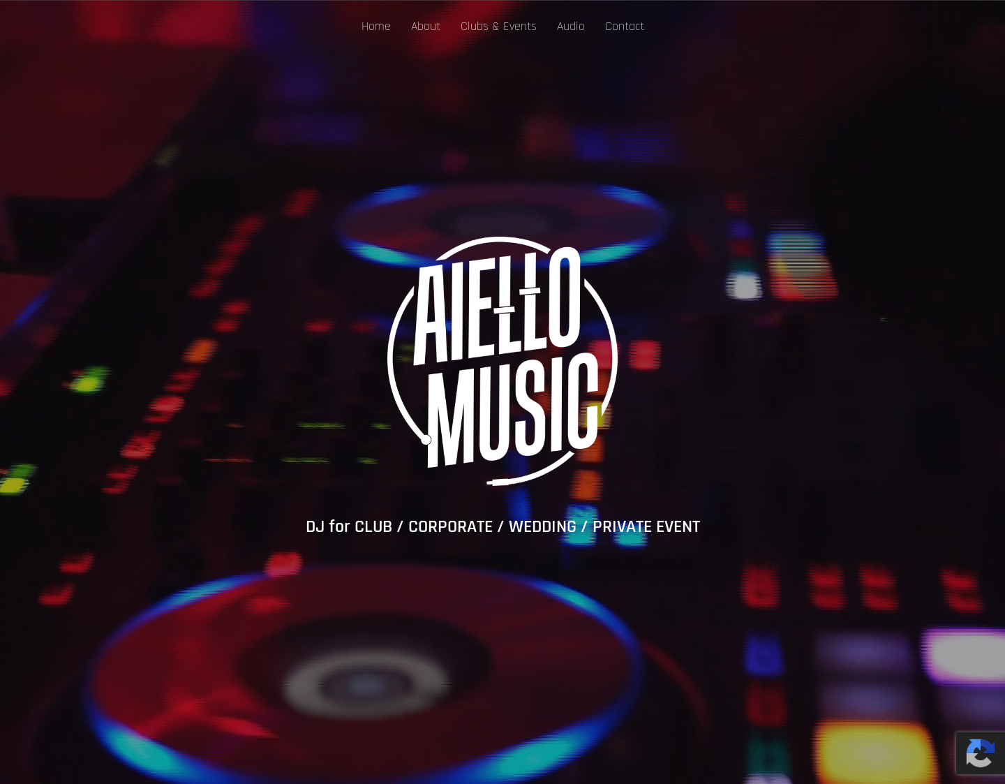 Aktuelle Website-Vorschau von Hochzeits-DJ aus Hannover - DJ Aiello