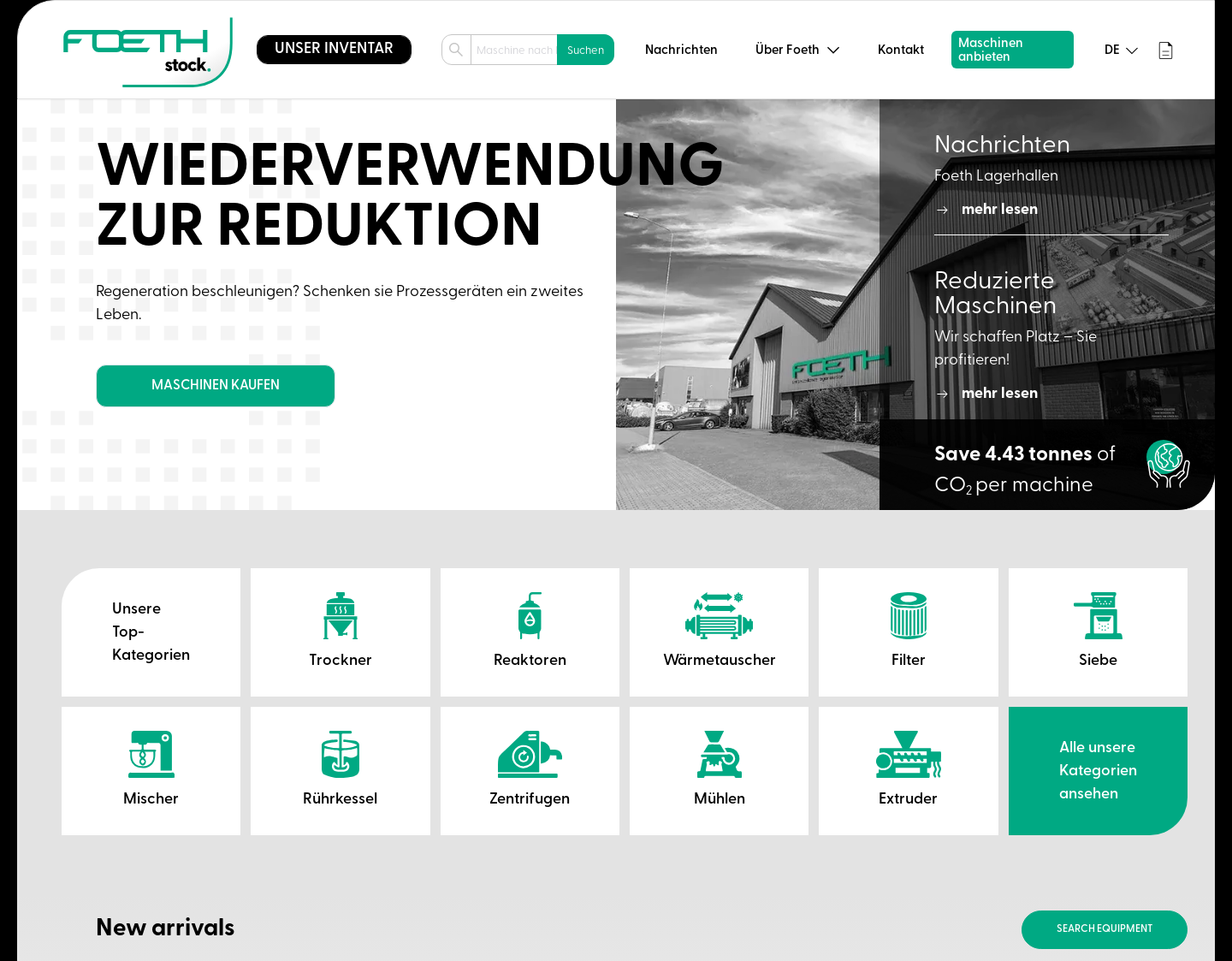 Aktuelle Website-Vorschau von A. Foeth B.V.
