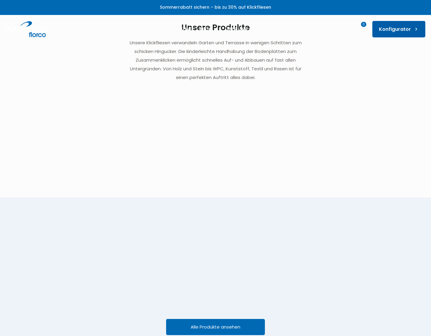 Aktuelle Website-Vorschau von florco Klickfliesen