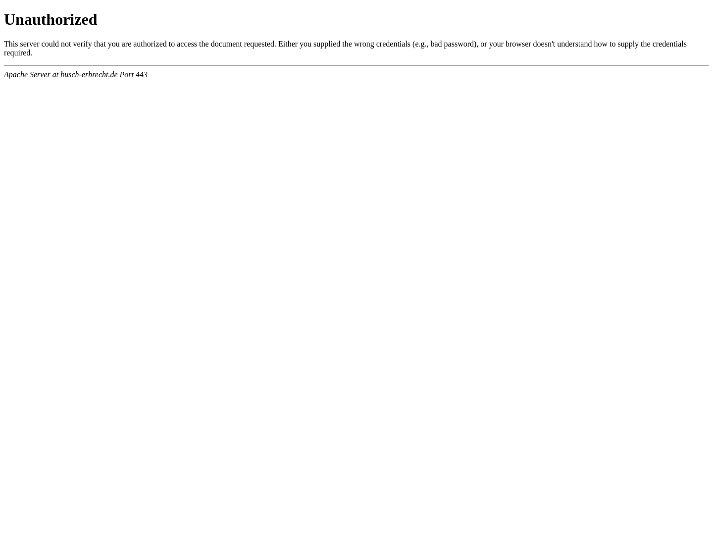 Aktuelle Website-Vorschau von Busch Erbrehct Anwaltskanzlei