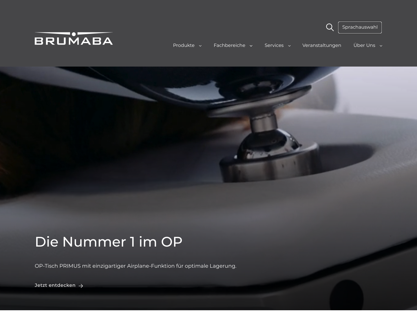 Aktuelle Website-Vorschau von BRUMABA GmbH & Co. KG