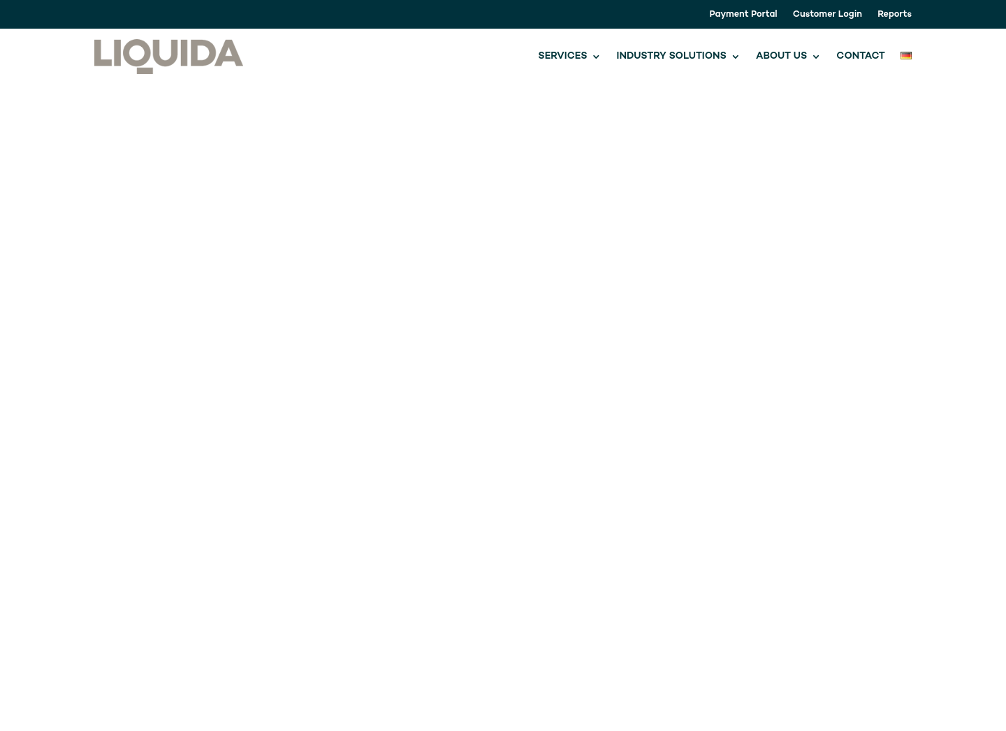 Aktuelle Website-Vorschau von LIQUIDA Inkasso GmbH