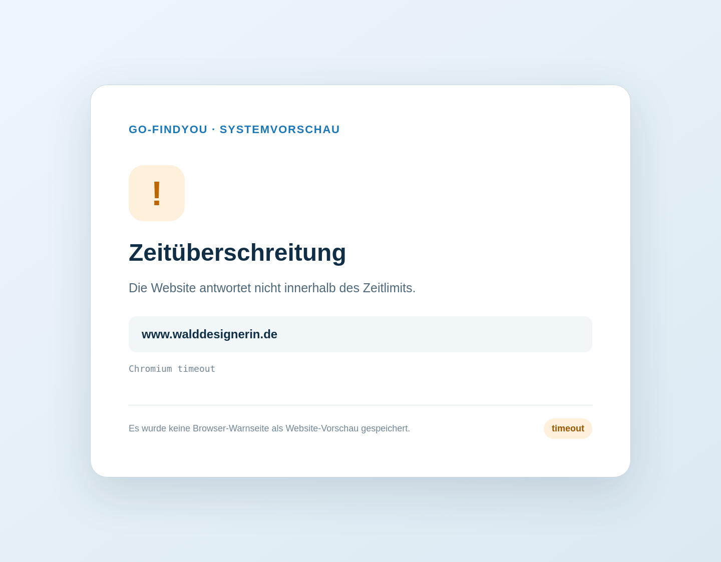 Aktuelle Website-Vorschau von WALDDESIGNERIN