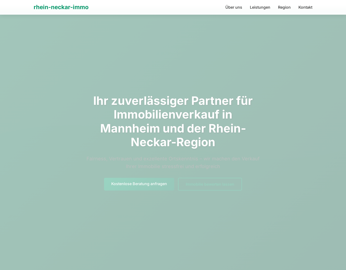 Aktuelle Website-Vorschau von Rhein-Neckar-Immo – Immobilienmakler Mannheim
