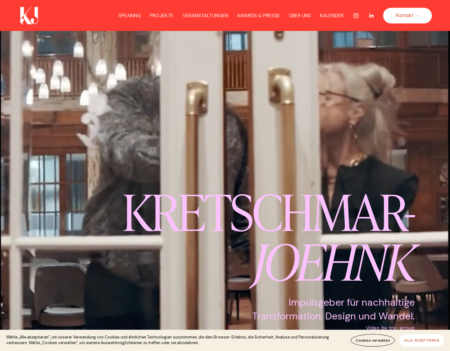 Aktuelle Website-Vorschau von Kretschmar - Joehnk GbR
