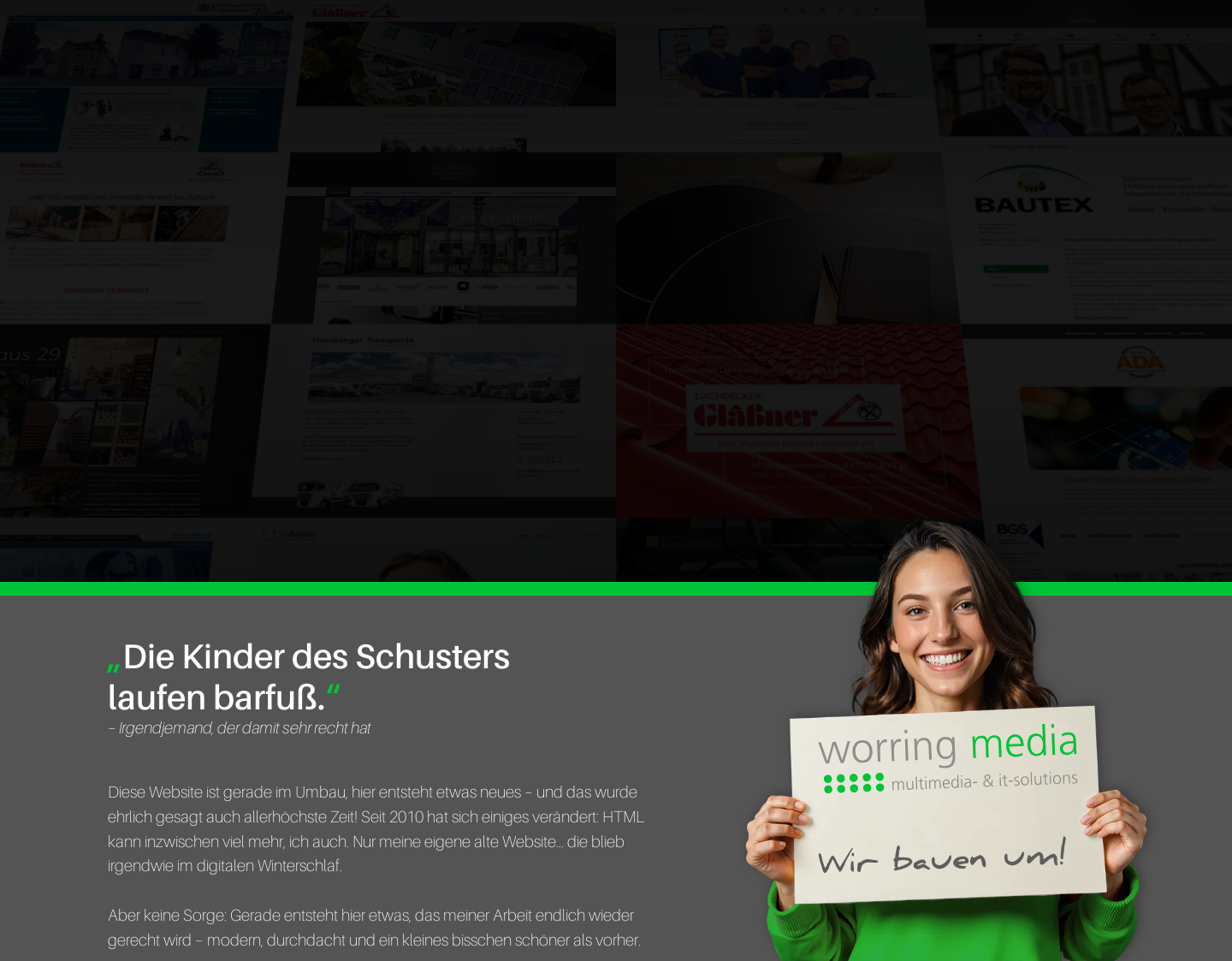 Aktuelle Website-Vorschau von Worring Media Multimedia- & IT-Solutions