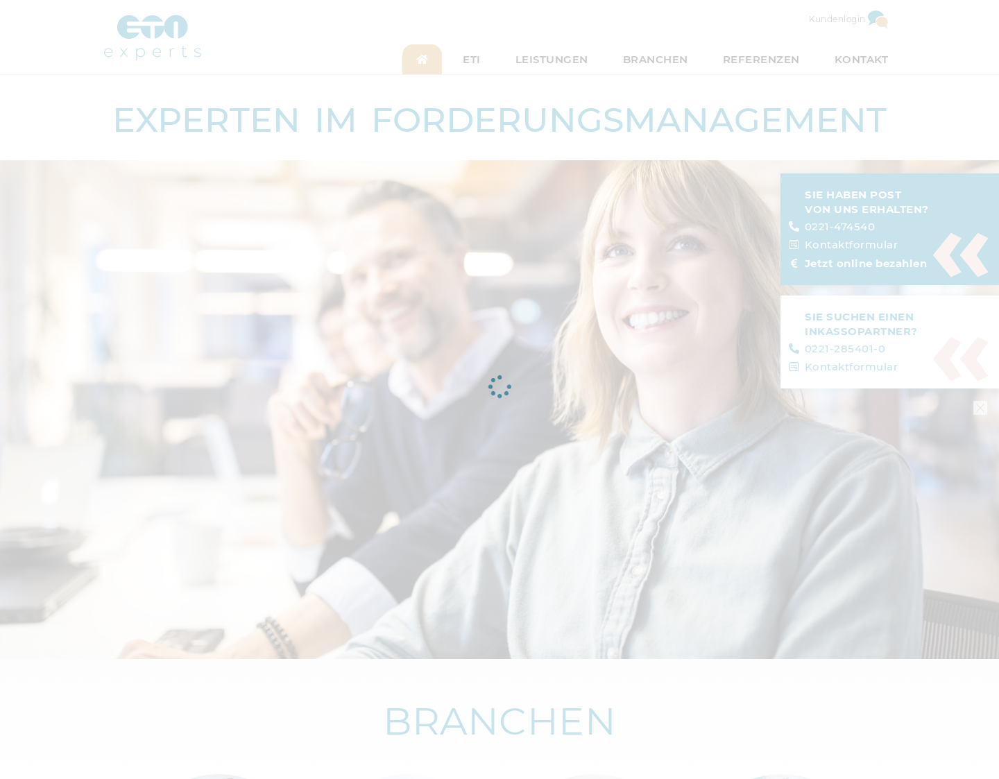 Aktuelle Website-Vorschau von Euro Treuhand Inkasso