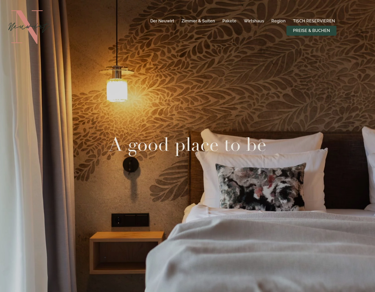 Aktuelle Website-Vorschau von Landgasthof Hotel Neuwirt