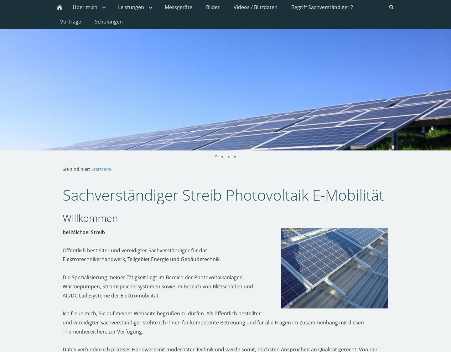 Aktuelle Website-Vorschau von Sachverständiger Streib Wärmepumpen