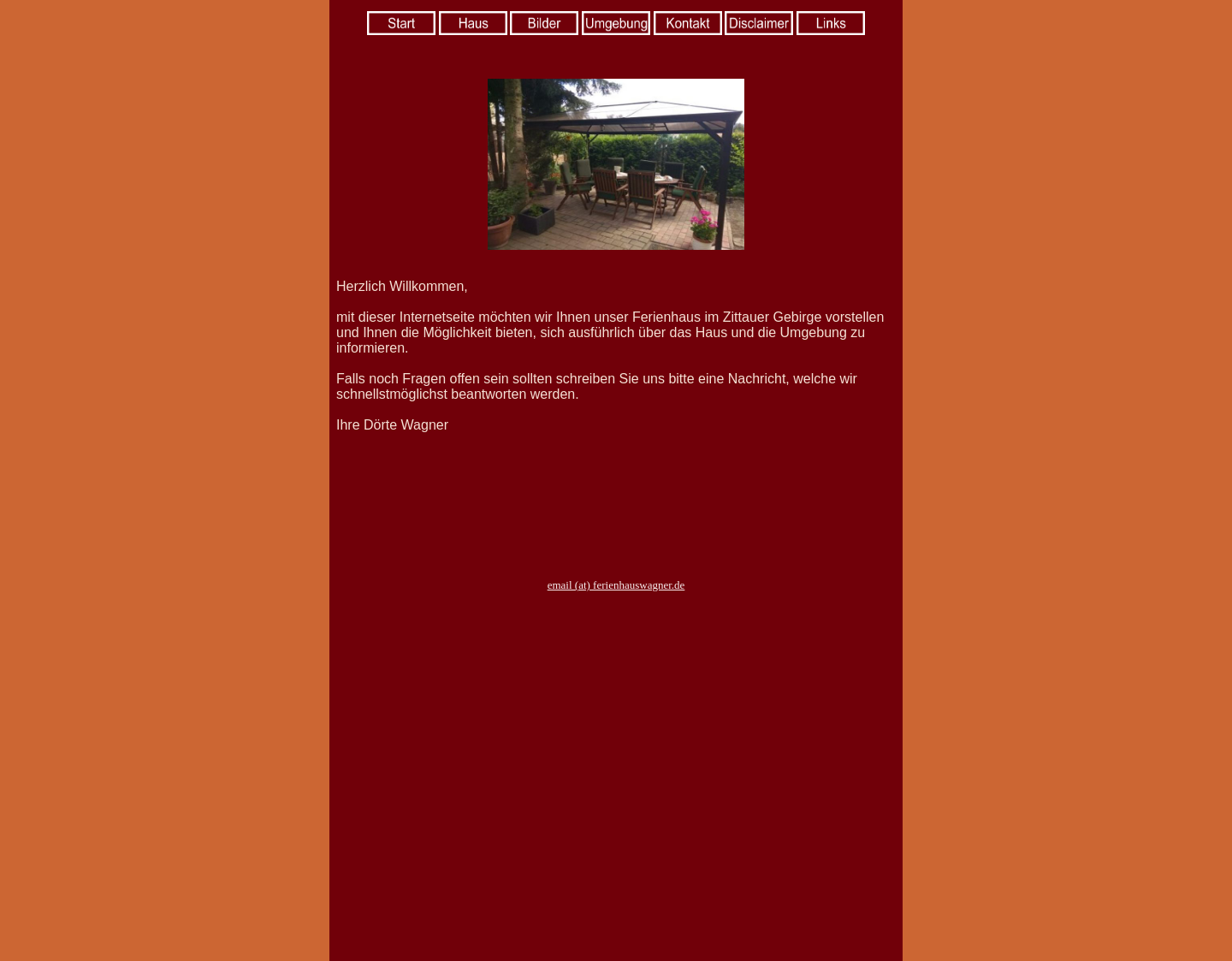 Aktuelle Website-Vorschau von Ferienhaus Dörte Wagner, Olbersdorf