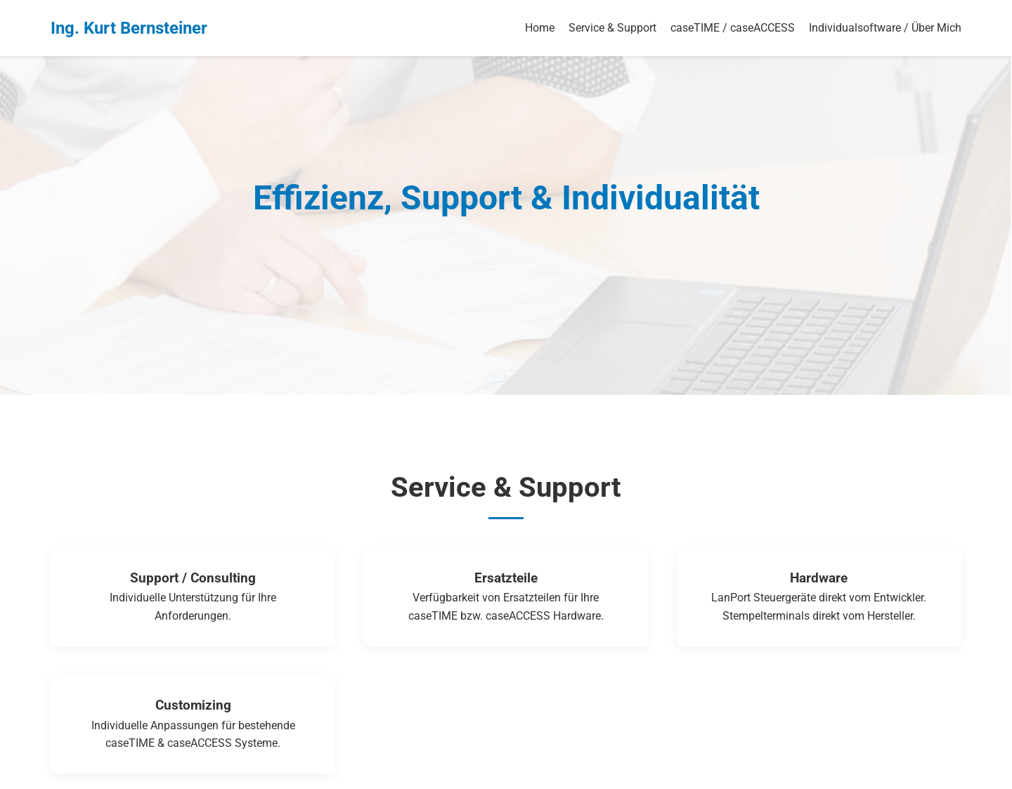 Aktuelle Website-Vorschau von Zutrittssysteme und Zeiterfassung